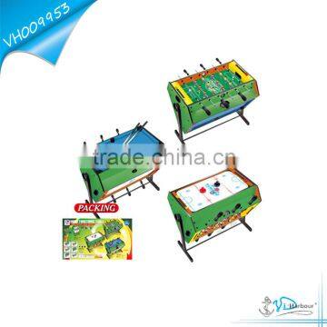 Best selling multi functional pool table(Soccer game table & Ice hockey game table&billiard game table)