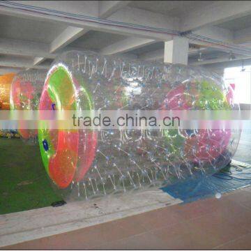 2013 funny inflatable water rolling ball/ water walking roller/ water roller ball price