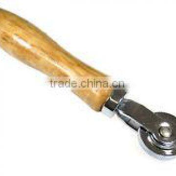 Tire Patch Stitcher Wooden Handle Ball Bearing Roller