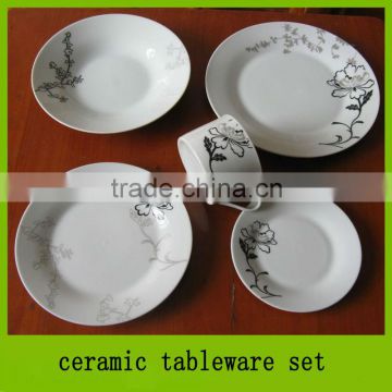 porcelain unbreakable tableware set Hotel & restaurant used fine porcelain tableware set                        
                                                Quality Choice