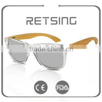 Elegent new Style PC Colorful designer polarized wood sunglasses