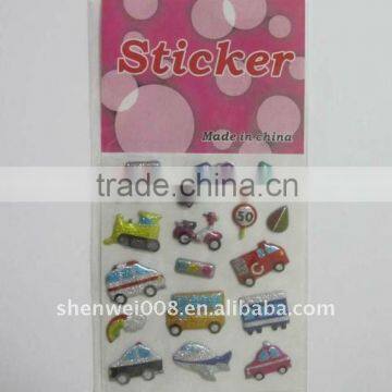 lovely puffy sticker