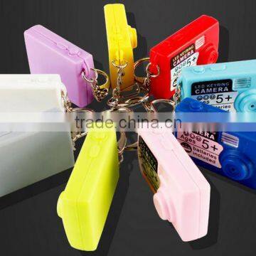 New Design Led Keyring Camera With Light & Sound Batteries Included Artificial Camera Keychain Flash Light Led Keys Finder Small photo-2