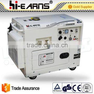 3.2mm 0-180A single phase silent Welding diesel generator