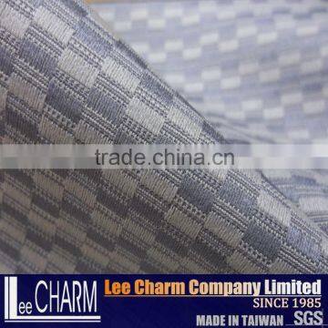 Quality Polyester Check Outdoor Chair Bench Seat Back Pad Fabric photo-3