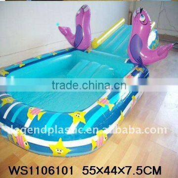 inflatable swimming pool & slide