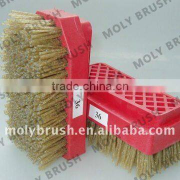 Fickert diamond polishing brush