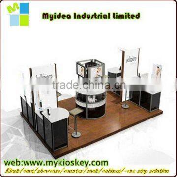 China top supplier 2013 retail wooden eyebrow kiosk for mall wholesale price