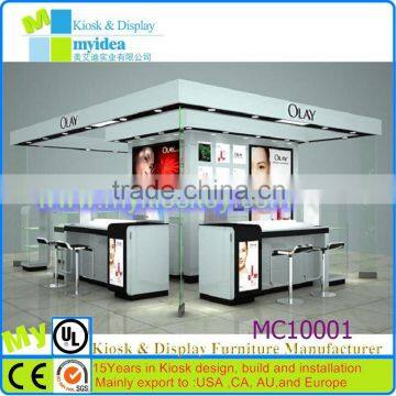 Manufacture sale modern mall shop acrylic cosmetic display