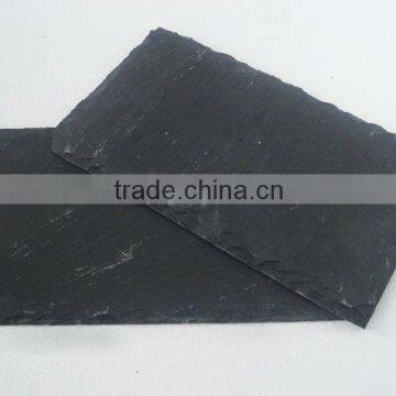 natural black quartz roofing slate tile