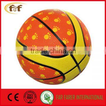 Toys printing rubber basketball