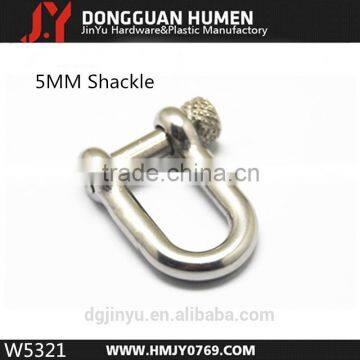 Stainless Steel Shackle Clasp , Round Head Screw d Shackle photo-4