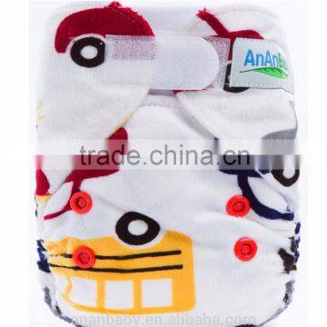 Super Soft Suede Cloth Baby Diaper Washable Magic Tape Newborn Cloth Diaper photo-6