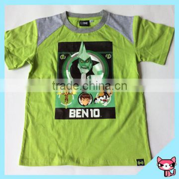 In Stock Boy T Shirt O- Neck Printing Children Top Wear