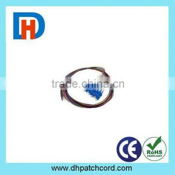 Factory Price Aqua SC OM3 Fiber Pigtail , 0.9mm / 2.0mm /3.0mm photo-5