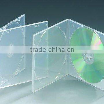 Square 5.2mm Single Smooth Clear DVD Case