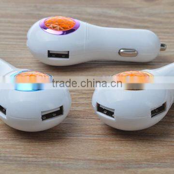 Wholesale car charger mini 3 port USB car charger adapter