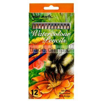 Mont Marte Watercolour Pencils 12pce