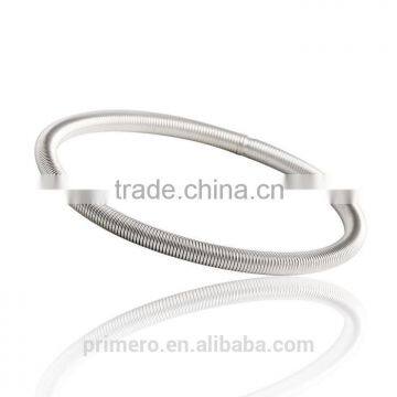 New Fashion Jewelry Spring Tube Type Bangle Gold Plated Adjustable Bracelet photo-2