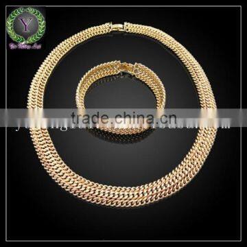 gold plated hot sale African jewelry set wholesale ,Dubai gold plated African jewelry set