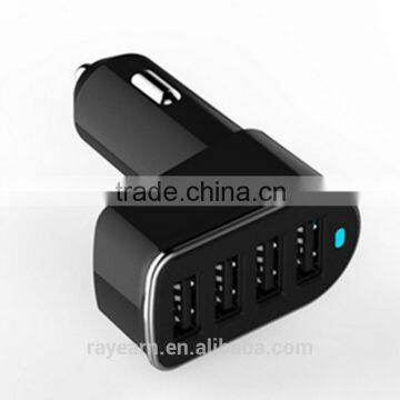 REYON 5.2A Electric 4 port usb car charger for iphone , for ipad and Android phone