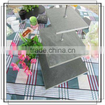 Natural life style square slate kitchenware