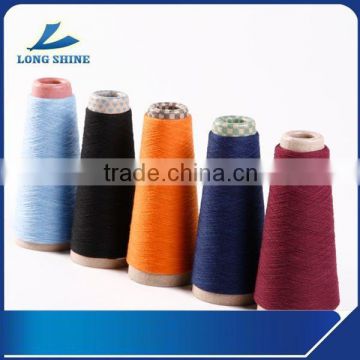 24s dyed polyester core spun spandex yarn