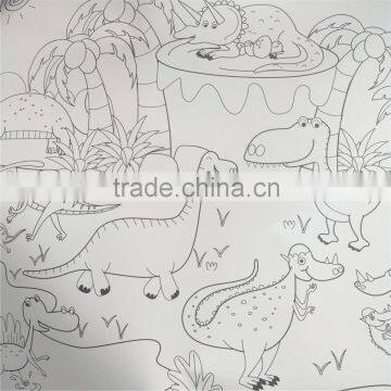 OEM Cartoon Graffiti 1.52x30m,children Use Erasable Whiteboard Film photo-5