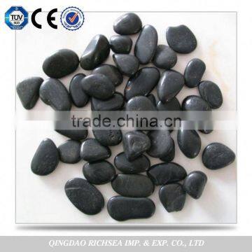 Latest Products Wholesale Granite Black Cobble&Pebble Stone photo-4