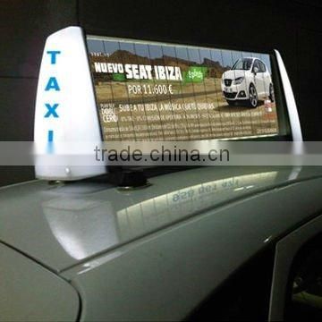 Rotatable taxi light box