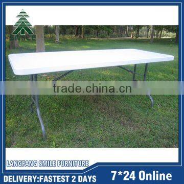 Outdoor rectangle plastic folding tables for restaurant for sale