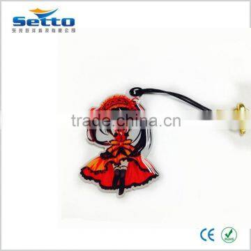Soft PVC cartoon keychain manufacture with keyring