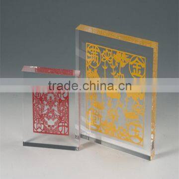 Square Acrylic Craft for Decoration