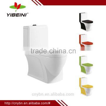 china supplier ceramic siphonic colored one piece toilet