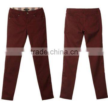 New Ladies' wholesale colored skinny jeans (DS120194)