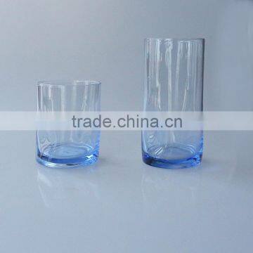 Blue Colored Drinking Glass/Tumbler