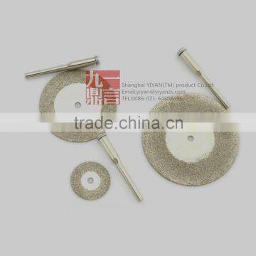 Electroplated Diamond Cutting Disc With Mandrel Diamond Cutting Blade Set photo-2