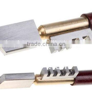 Good quality diamond tip glass cutter with wooden handle for manual glass tile cutting use for sale