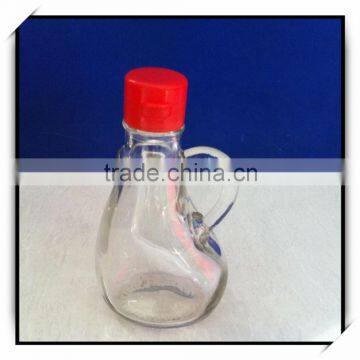 180ml glass soy sauce bottle with handle