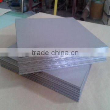 Platinum coated porous titanium electrode plate