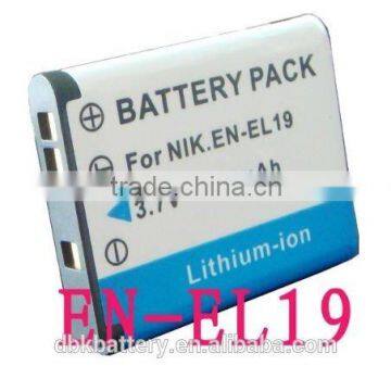 Rechargeable Li-ion Camera Battery for Nikon EN-EL19 1200mAh