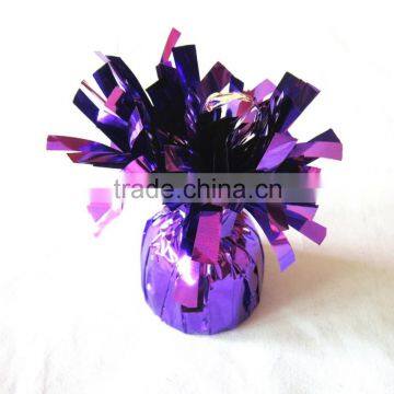 Tinsel balloon weight