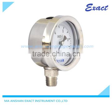 All Stainless Steel Oil Pressure Gauge Screw Type