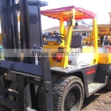 used Toyota FD100 diesel forklift truck original from Japan best price offered in SHANGHAI ,CHINA