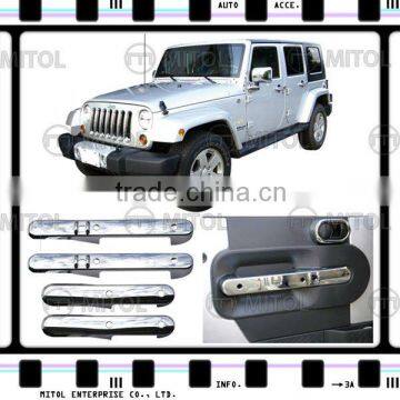 Chrome Interior Kit Door Handle Cover For Jeep WRANGLER, Auto Accessories
