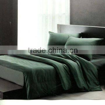 dark green 4pcs 100 cotton comforter set