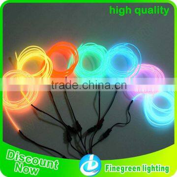 New DIY el wire ,el flowing wire for decoration,various colors of el wire