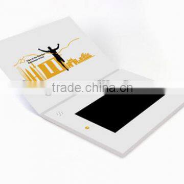 2015 Hot sale video brochure / video book / video card for promotion