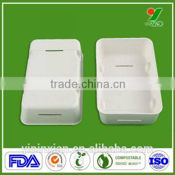 Wholesale Eco-friendly Biodegradable ODM/OEM Bagasse Packing Molded Pulp Buffering Packaging Tray With Competitive Price photo-2