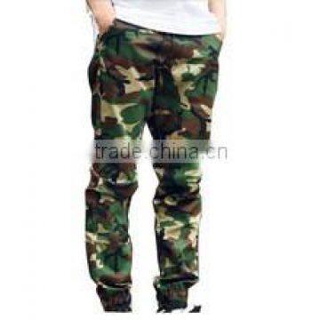 twill men fashion baggy camouflage chino cotton jogger pants trousers